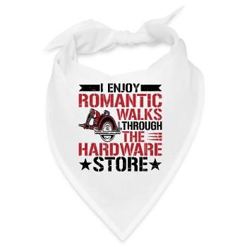Enjoy Romantic Walks Through The Hardware Store10 - Bandana - Weiß - Vorne