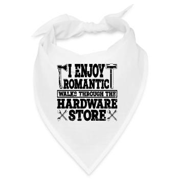Enjoy Romantic Walks Through The Hardware Store12 - Bandana - Weiß - Vorne
