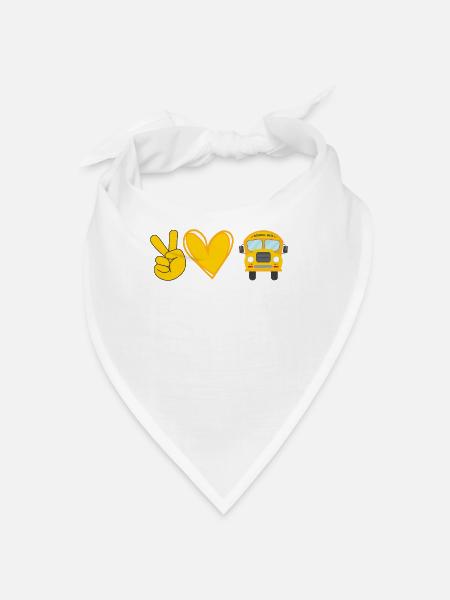 Drôle d’anniversaire d’appréciation du chauffeur d’autobus scolaire - Bandana - blanc