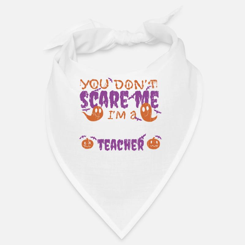 Ghost Pumpkin Professeur de mathématiques Halloween Bandana