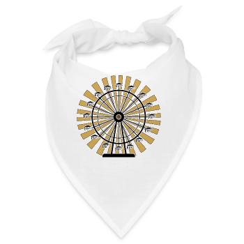 Chemie-Shirt, Riesenrad Riesenrad - Bandana - Weiß - Vorne