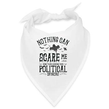 Halloween Abstimmen Politik Wahl Wähler - Bandana - Weiß - Vorne
