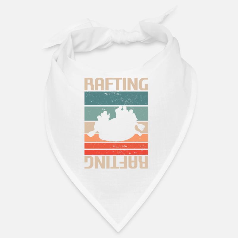 Retro Vintage Classic Water River Rafting Kayaker Bandana