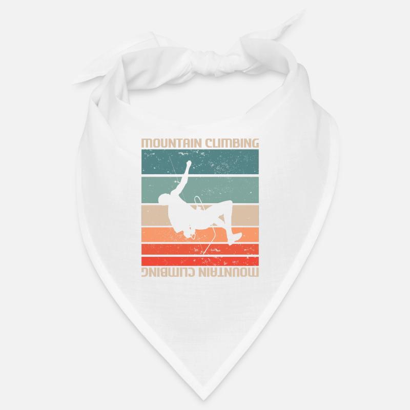 Retro Vintage Classic Mountain Climbing Climber Bandana
