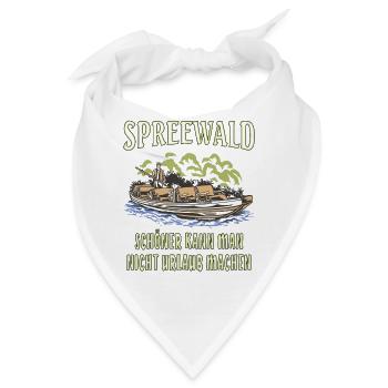 SPREEWALD URLAUB MACHEN - Bandana - Weiß - Vorne