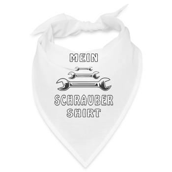 MEIN SCHRAUBER SHIRT - Bandana - Weiß - Vorne