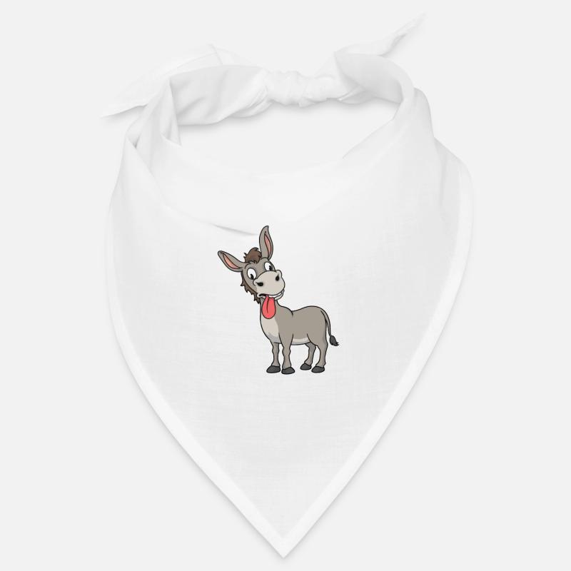 Donkey Whisperer Esel Geschenk - Bandana - Weiß