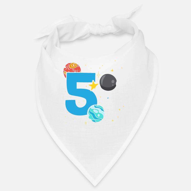 Célébration du 5e anniversaire Outerspace Happy Bday Bandana