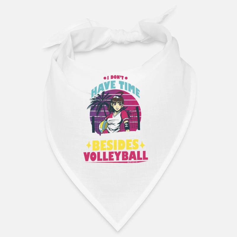 Volleyball Beachvolleyball Geschenk Strand - Bandana - Weiß