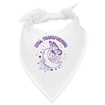 Himmlischer Schmetterling Transforming Galaxy - Bandana - Weiß - Vorne