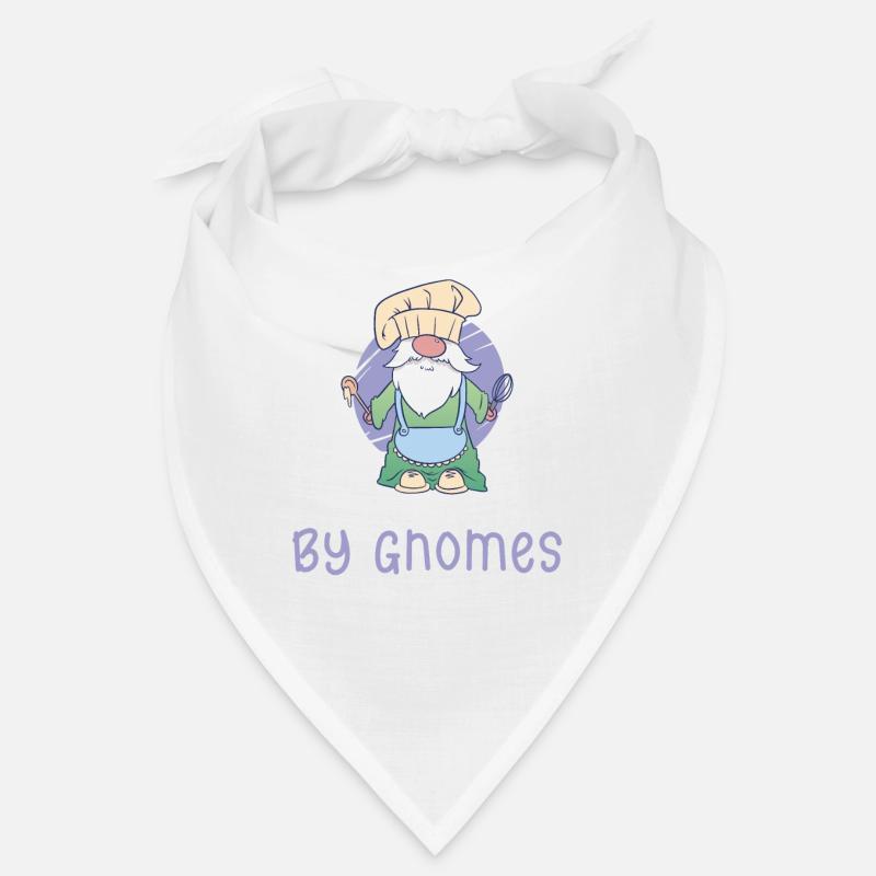 Cuisine Cuisinier Chef Gnomes Gnome Lover Drôle Gnome Gnome Bandana