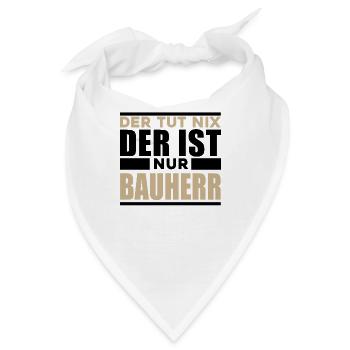Bauherr - Bandana - Weiß - Vorne
