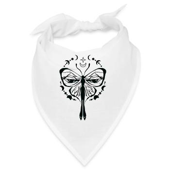 Himmlischer Schmetterling Mystischer - Bandana - Weiß - Vorne
