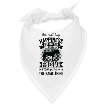 Reiten - Friesisches Pferd - Bandana - Weiß - Vorne