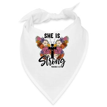 Kirche Religion Katholik katholisch Jesus Christus - Bandana - Weiß - Vorne