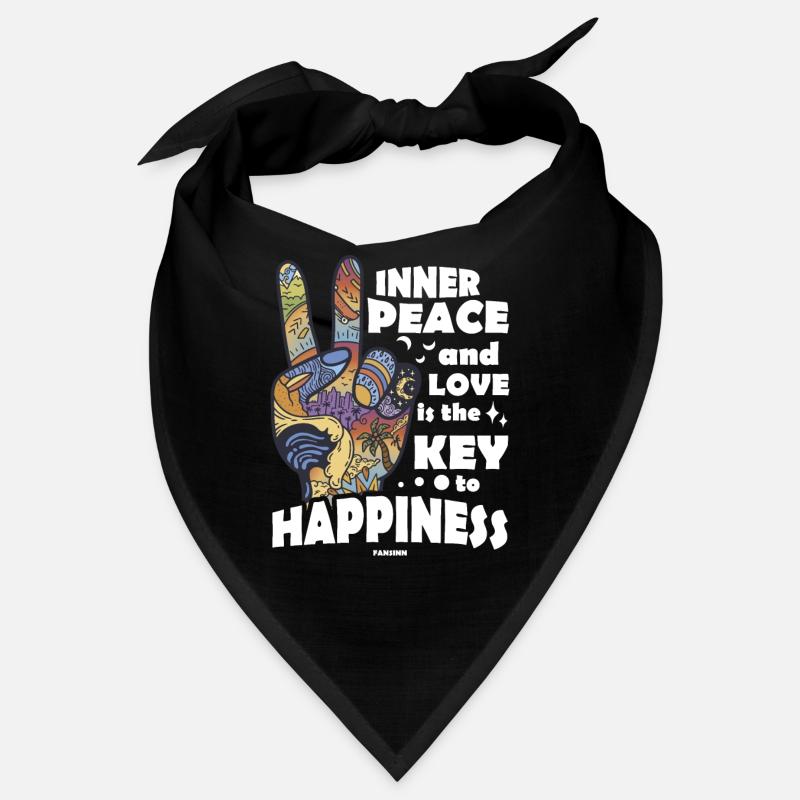 Frieden Liebe Peacezeichen Kunst Geschenk Bandana