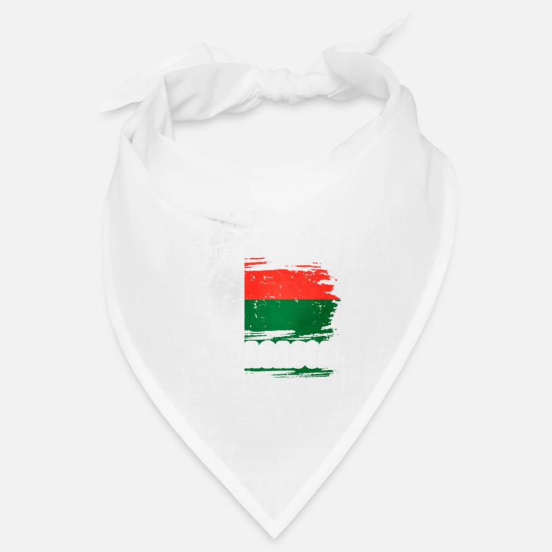 Madagaskar - Bandana - Weiß