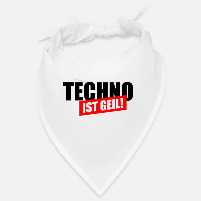Techno ist geil Bandana