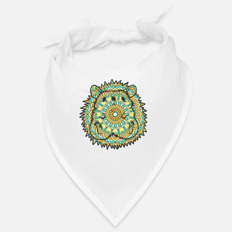 Mandala Igel Geometrisches Muster Kunst Bandana