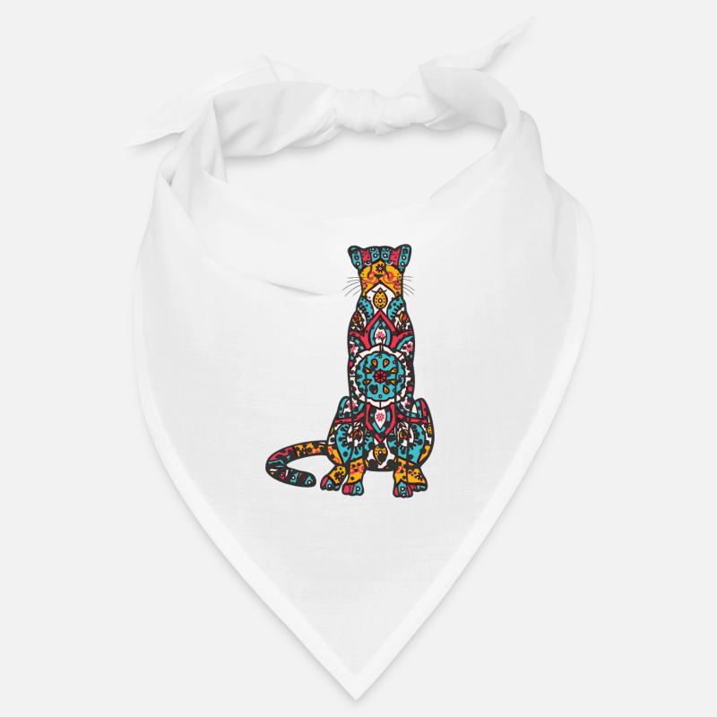Mandala Cheetah Modèle de géométrie Bandana