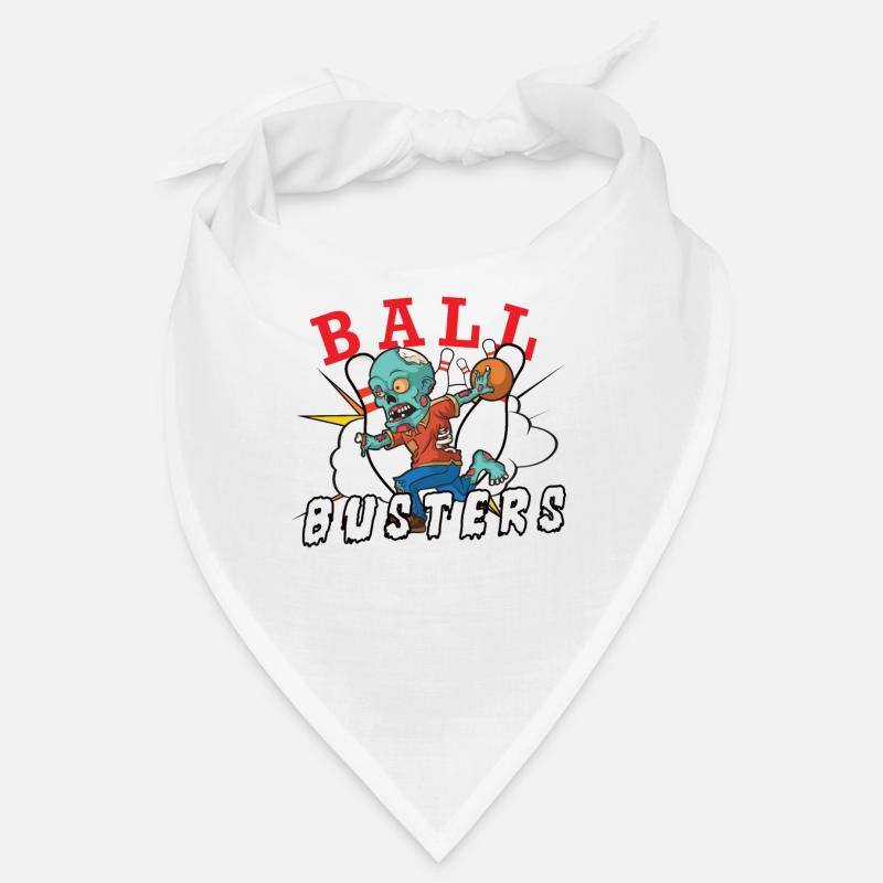 Funny Bowling Team Bowler Strike Zombie Bandana