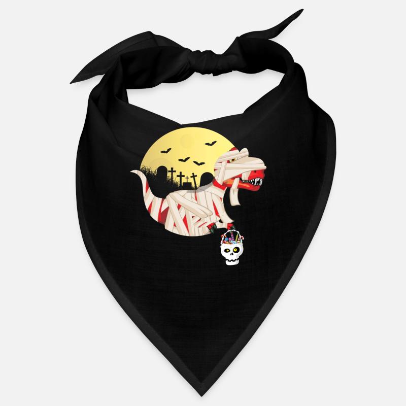 Monster Skeleton Dinosaur Horror Scary Halloween Bandana