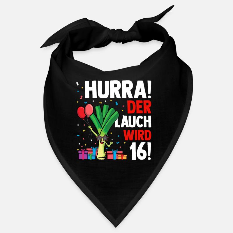 Hurra der Lauch wird 16 Bandana