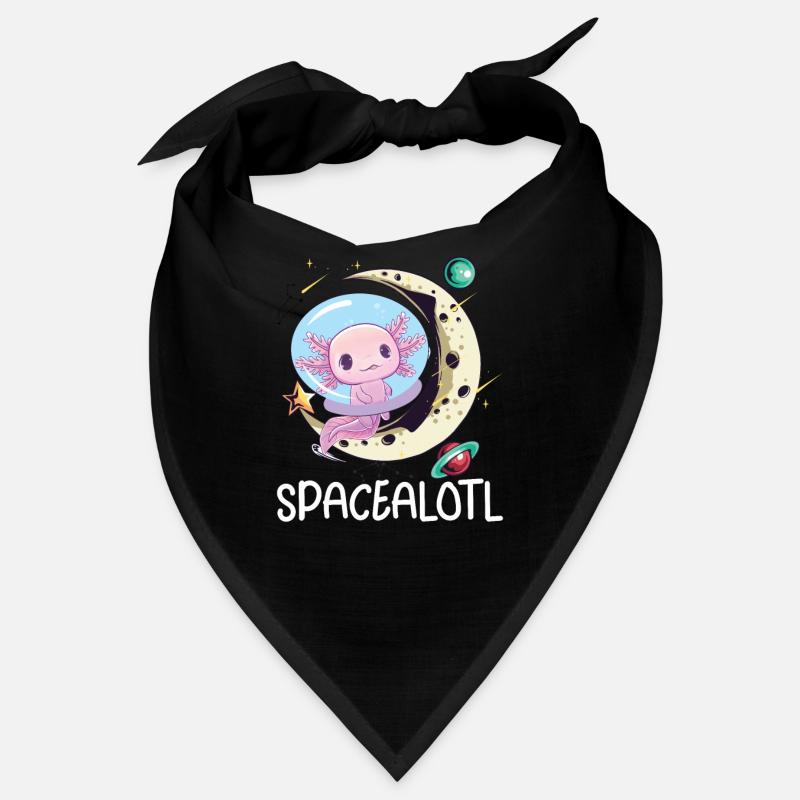 Axolotl Astronaut Astronomy Solar System Gift Bandana