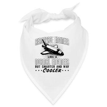 Aerospace Engineer Like A Normal Space Engineering - Bandana - Weiß - Vorne