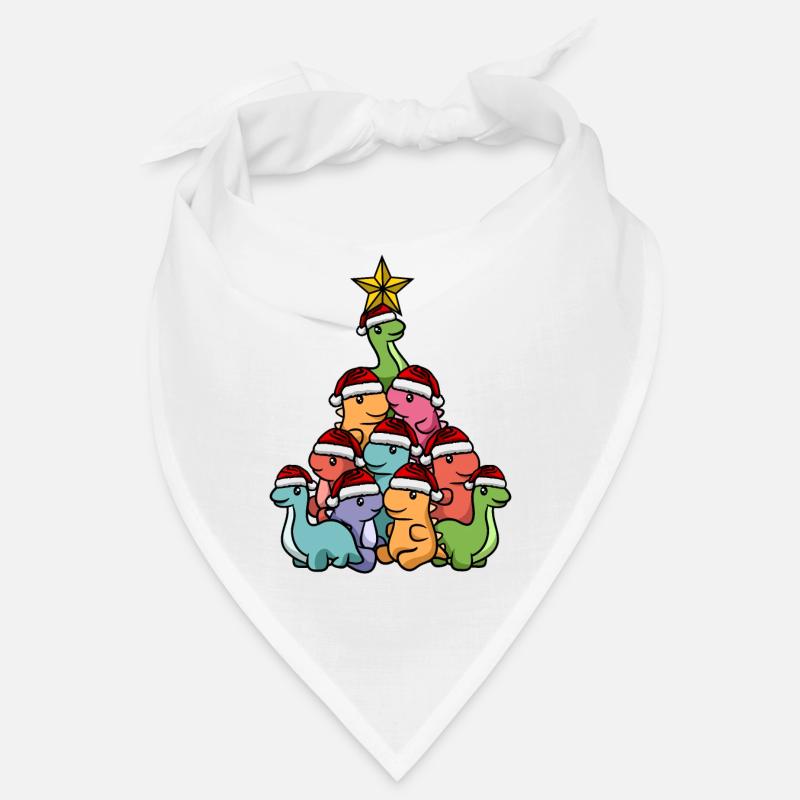 Dino Christmas Tree Bandana