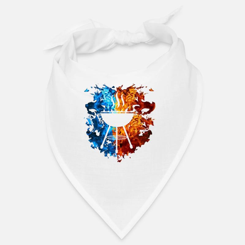 Fire GrillEr Flames Grill Master Grill Burns Bandana
