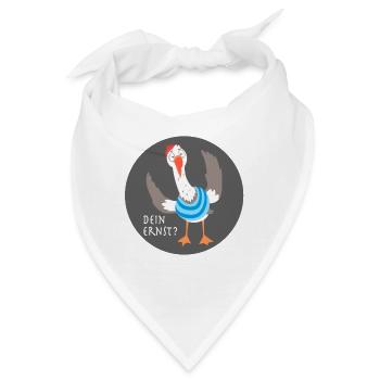 Dein Ernst? - Bandana - Weiß - Vorne