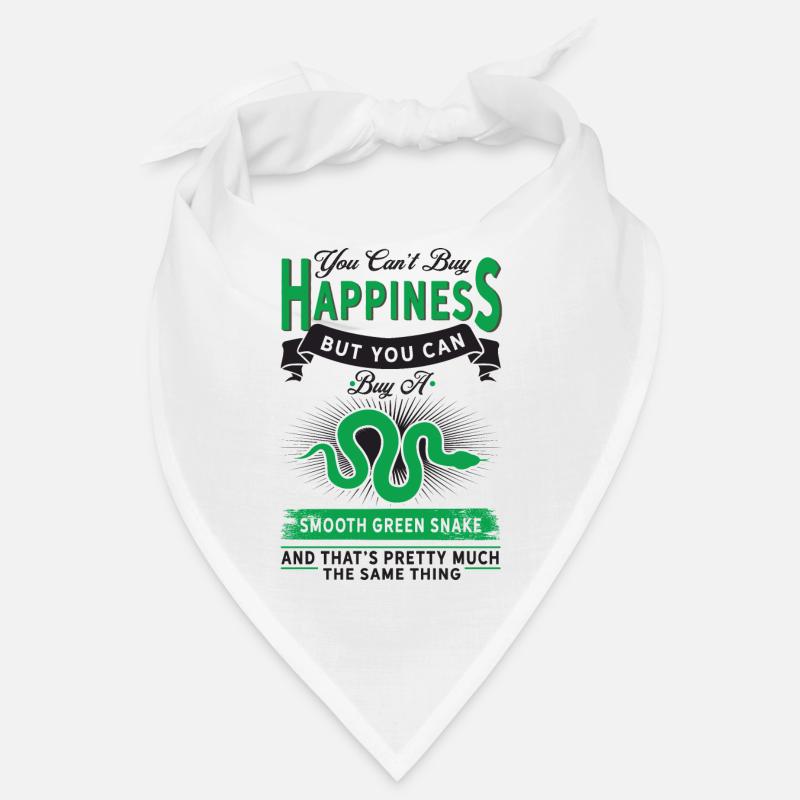 Vous pouvez acheter un serpent vert lisse Bandana