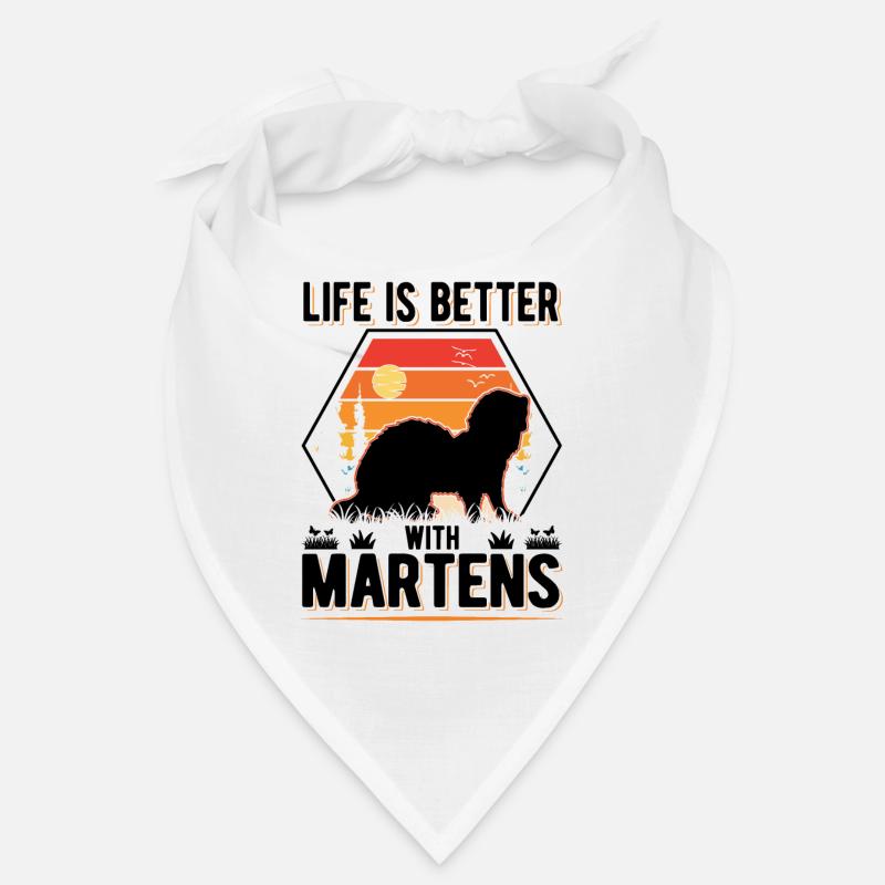 La vie est meilleure avec Martens Marder Tree Marten Bandana