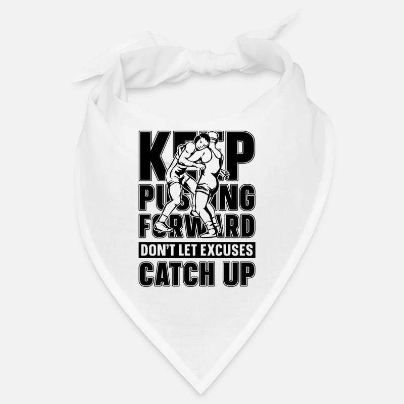 Keep Pushing Forward Catch Wrestling Wrestler Bandana