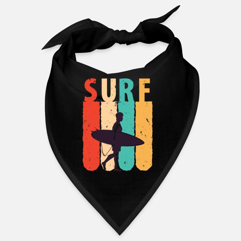 Surf rétro, prêt à affronter les vagues Bandana