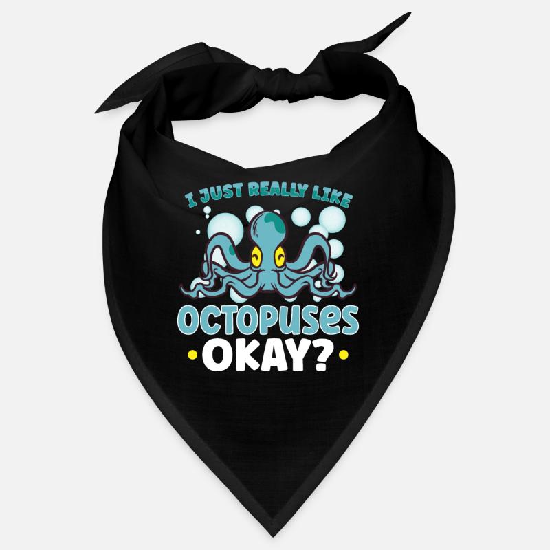 Octopus Animaux marins Créature marine Calmar Poison Bandana