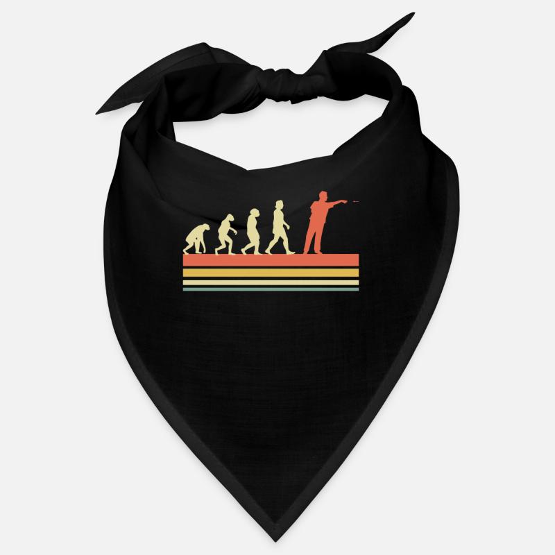 Darts Evolution Dartspieler wirft Dart Bandana