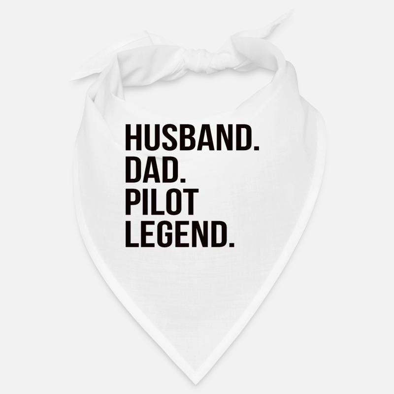 Pilot Airplane Glider Flying Dad Dad Bandana