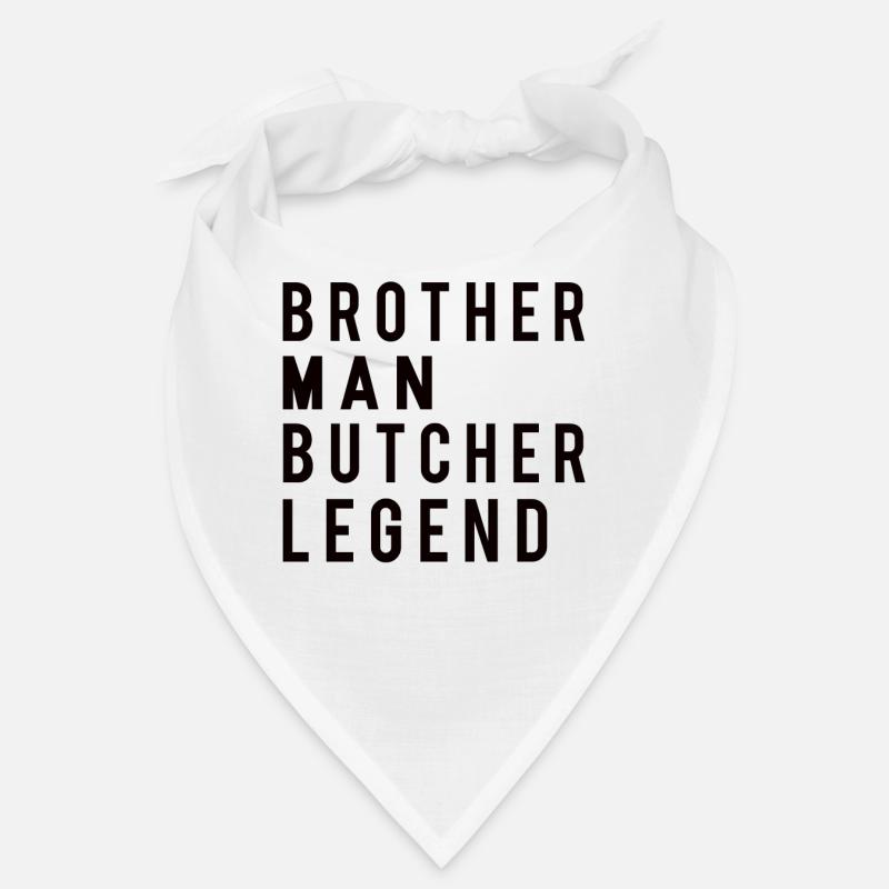 Fleischer Metzger Beruf Lustiger Spruch Geschenk Bandana