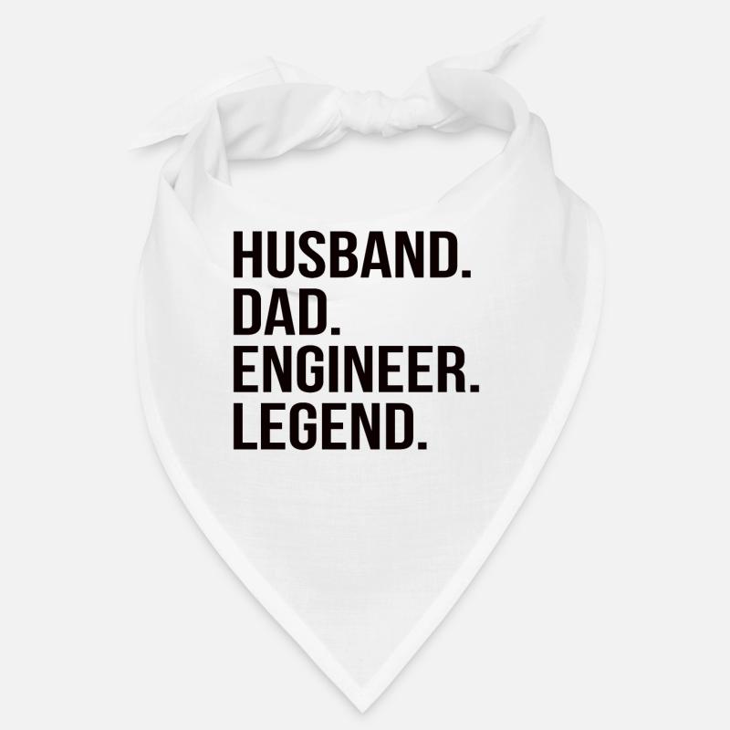 father husband engineer hero legend technician Bandana