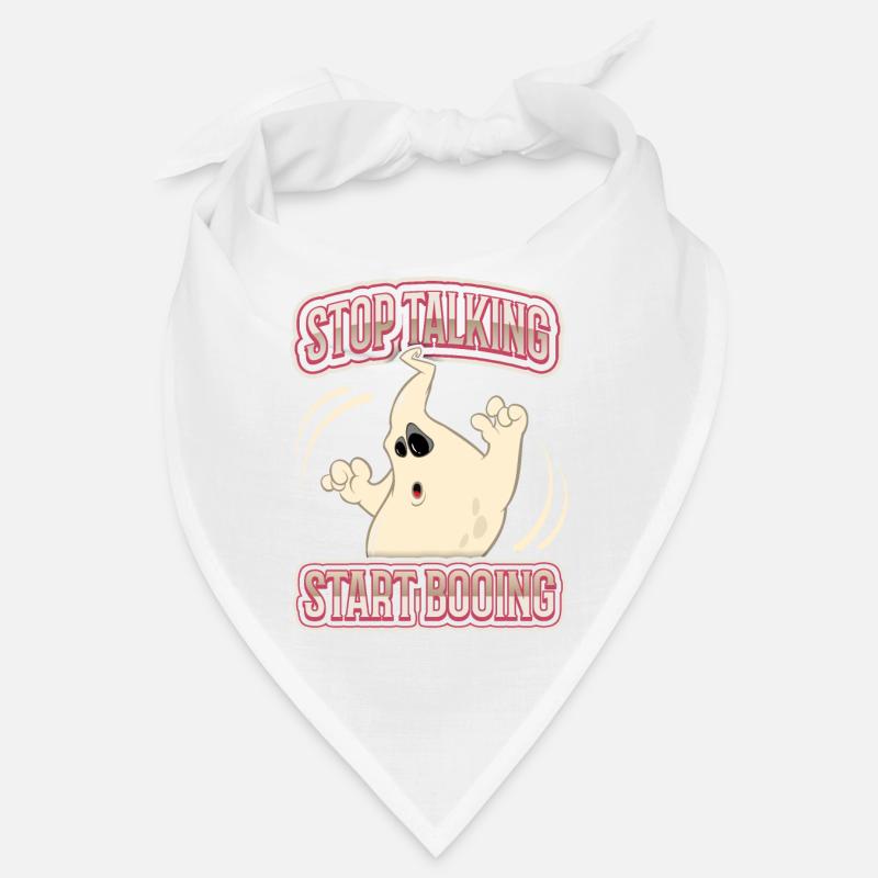Funny Ghost, Saying Halloween Comic Book Style Bandana