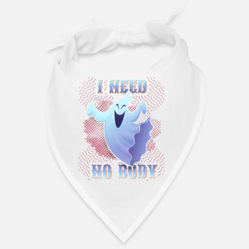 Funny Ghost, Saying Halloween Comic Book Style Bandana