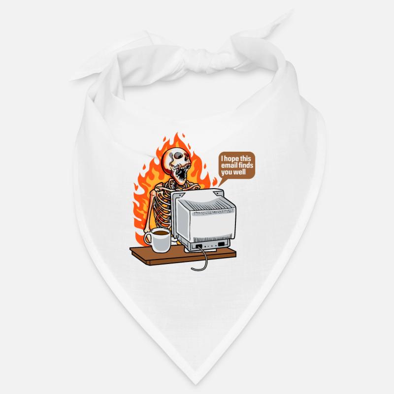 Café saturé au travail nouvel e-mail Bandana