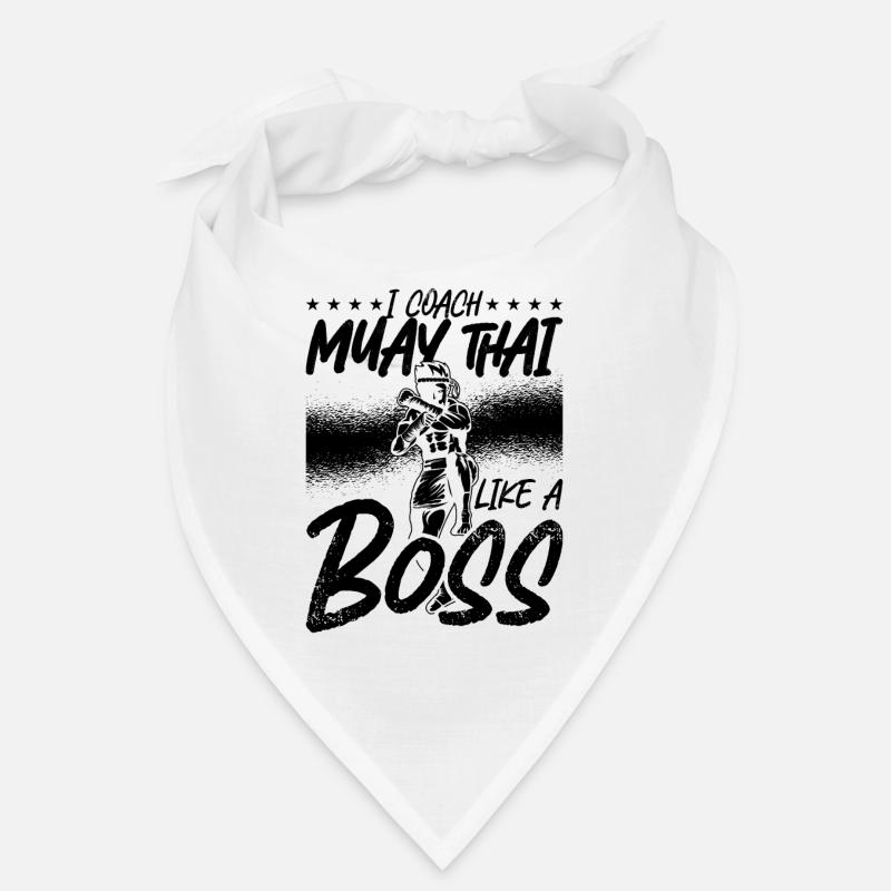 J’entraîne le Muay Thai comme un boss de combattant de boxe thaïlandaise Bandana