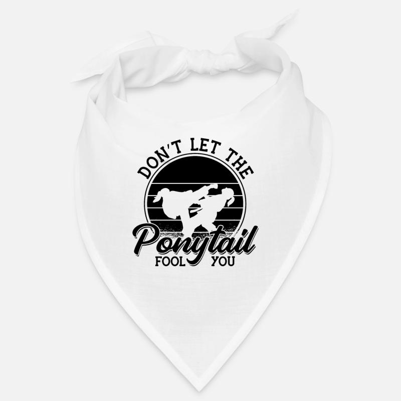 Taekwondo Ne laissez pas le combattant de combat en queue de cheval Bandana