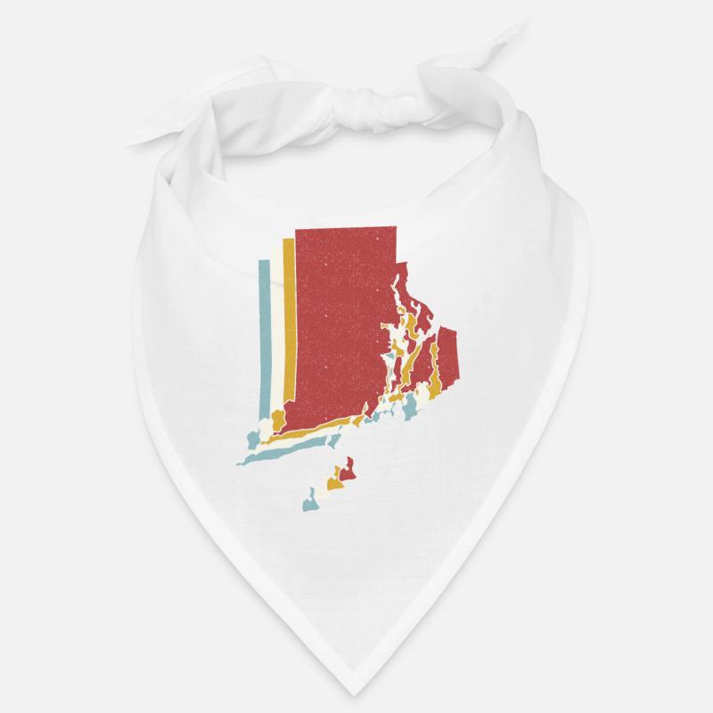 US State - Vintage Map Rhode Island Bandana