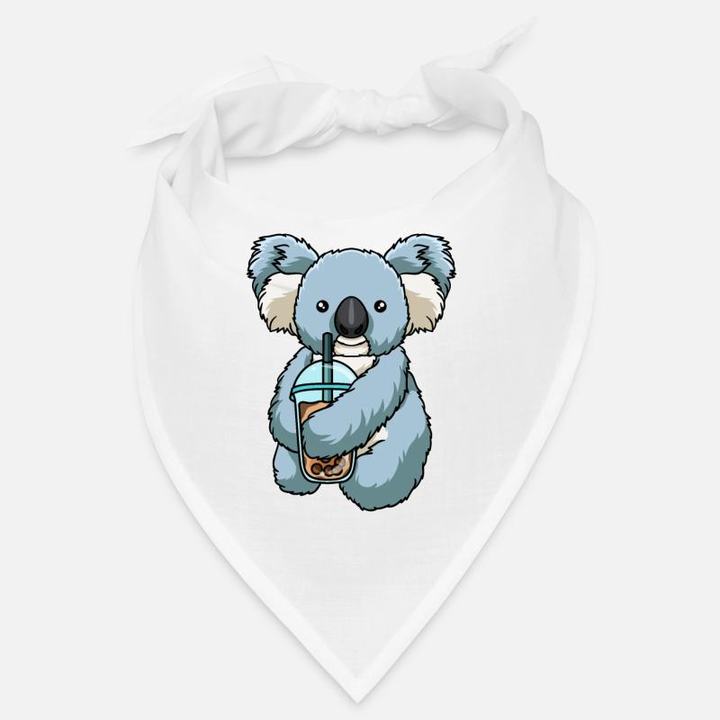 Koala boit du thé à bulles Bandana