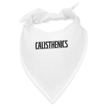 Calisthenics Fitness Workout Körper Kraft - Bandana - Weiß - Vorne
