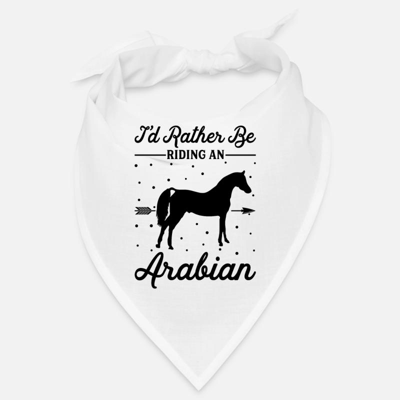 Monter un cheval arabe Bandana